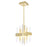 CWI Lighting Millipede Mini Pendant, Satin Gold