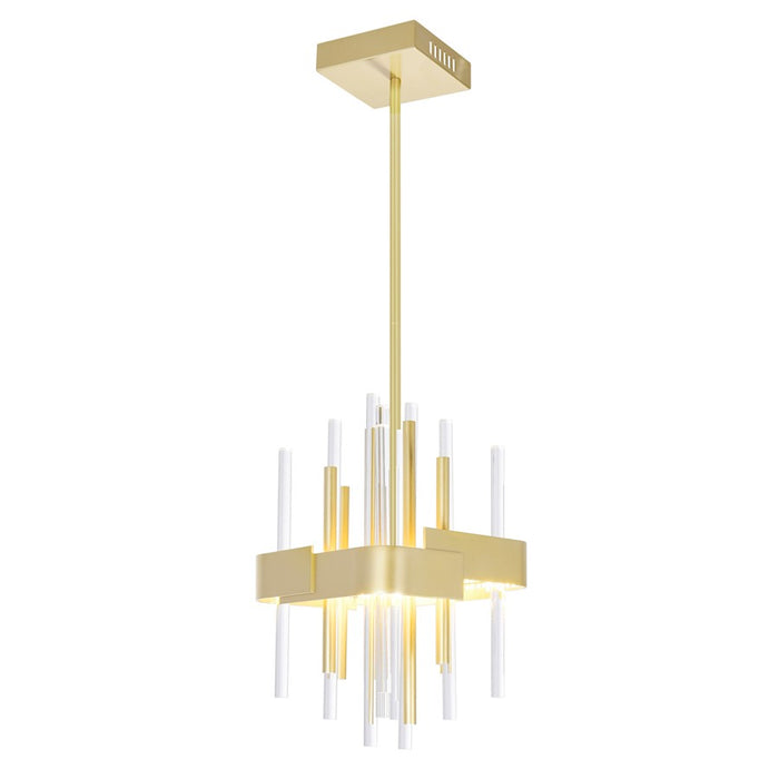 CWI Lighting Millipede Mini Pendant, Satin Gold