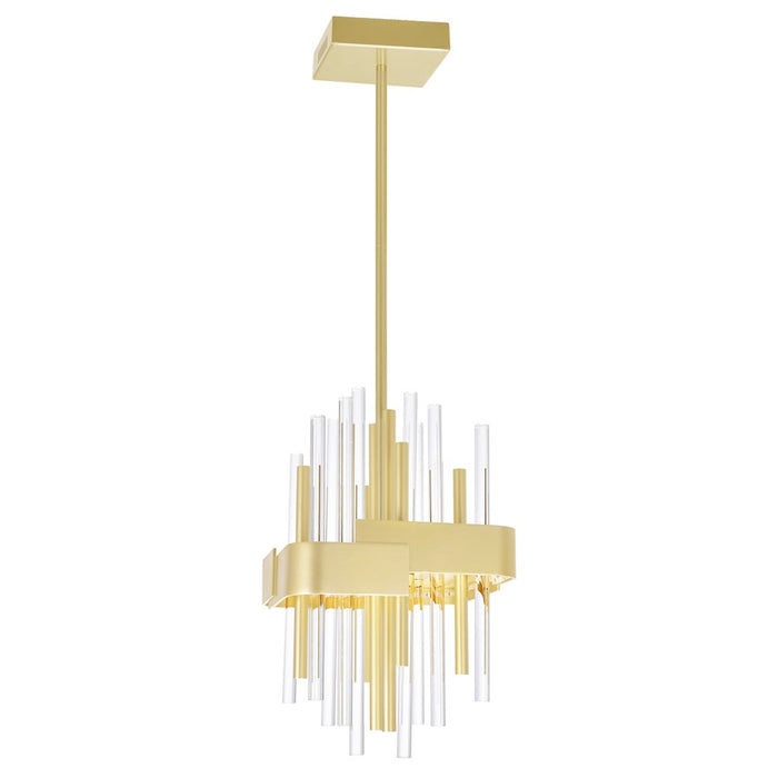 CWI Lighting Millipede Mini Pendant, Satin Gold