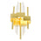 CWI Lighting Millipede Wall Light, Satin Gold