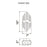 CWI Lighting Millipede Wall Light, Satin Gold