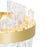 CWI Lighting Guadiana 32" Chandelier, Satin Gold/Clear