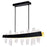CWI Lighting Guadiana 39" Chandelier, Black/Satin Gold/Clear