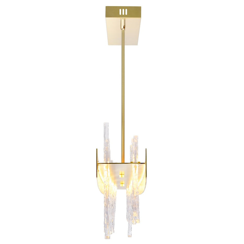 CWI Lighting Guadiana 39" Chandelier, Satin Gold/Clear