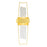 CWI Lighting Guadiana 8" Wall Light, Satin Gold/Clear
