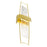 CWI Lighting Guadiana 8" Wall Light, Satin Gold/Clear