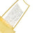 CWI Lighting Guadiana 8" Wall Light, Satin Gold/Clear