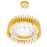 CWI Lighting Cityscape 12 Light Chandelier, Satin Gold