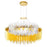 CWI Lighting Cityscape 18 Light Chandelier, Satin Gold