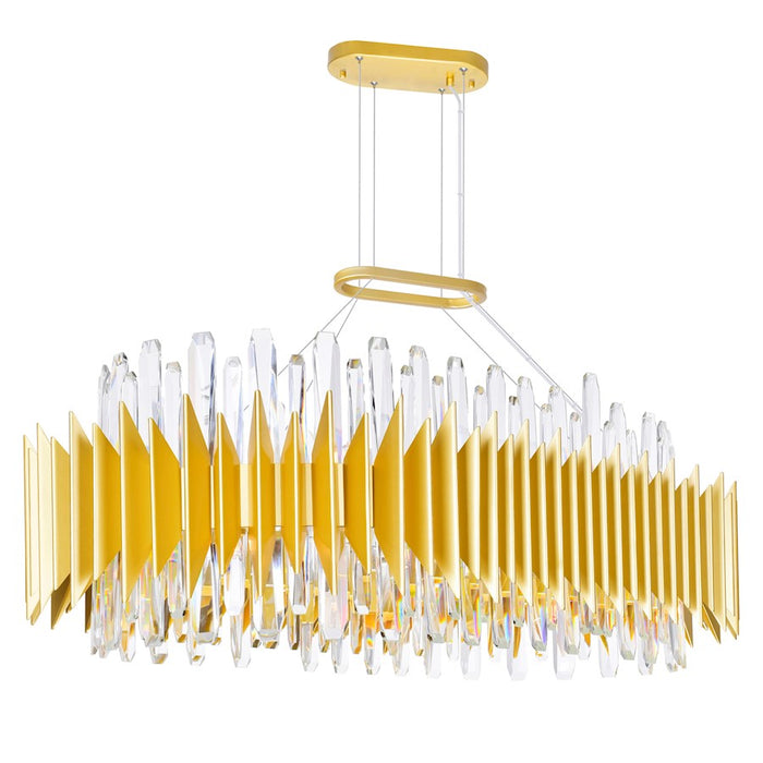 CWI Lighting Cityscape 20 Light Chandelier, Satin Gold