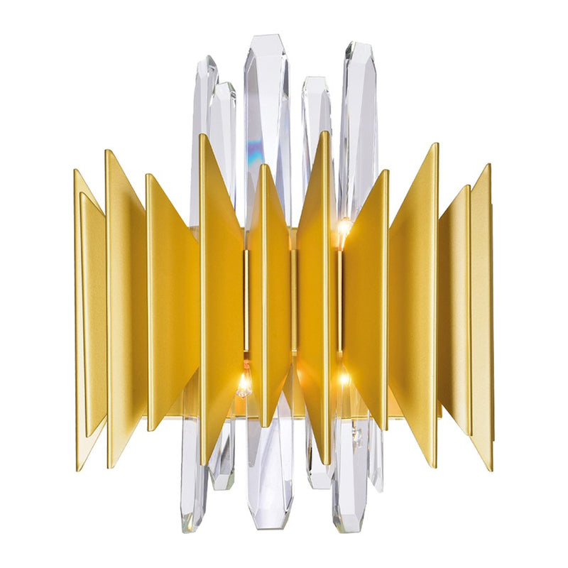 CWI Lighting Cityscape 5 Light Wall Sconce, Satin Gold
