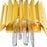 CWI Lighting Cityscape 5 Light Wall Sconce, Satin Gold