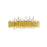 CWI Lighting Cityscape 7 Light Wall Sconce, Satin Gold