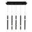 CWI Lighting Flute 22" Chandelier, Black