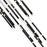 CWI Lighting Flute 24" Chandelier, Black