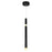 CWI Lighting Flute Pendant, Black