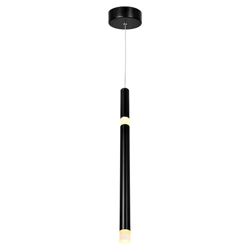 CWI Lighting Flute Pendant, Black