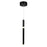 CWI Lighting Flute Pendant, Black