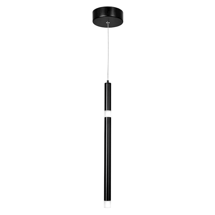 CWI Lighting Flute Pendant, Black