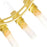 CWI Lighting Croissant 32 Light Chandelier, Satin Gold/Clear