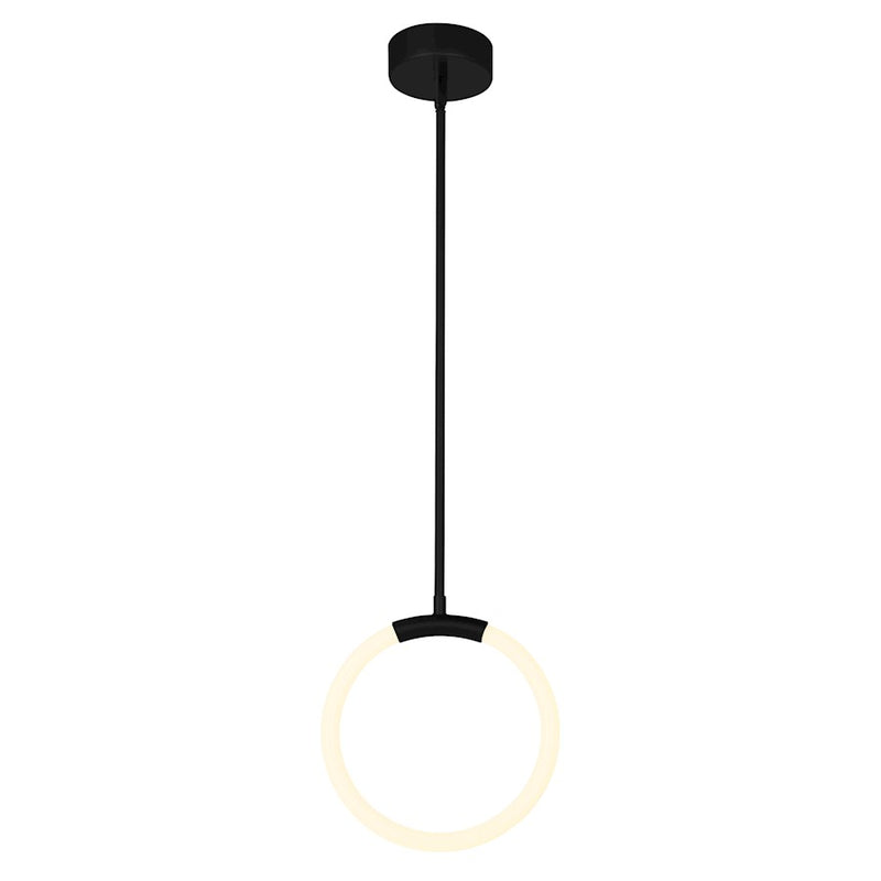 CWI Lighting Hoops Pendant, Black