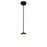 CWI Lighting Hoops Pendant, Black - 1273P10-1-101