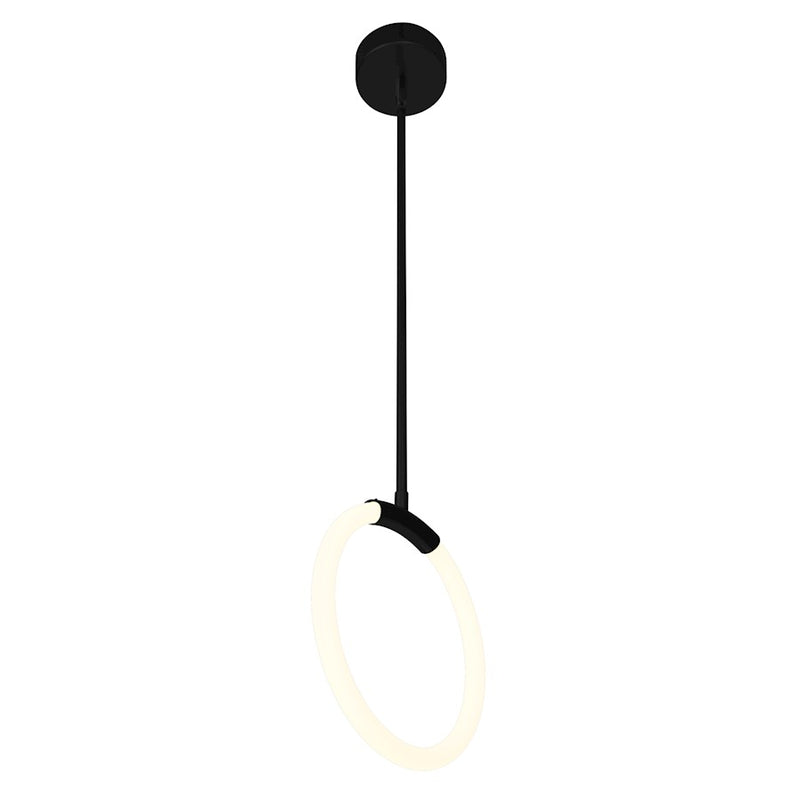 CWI Lighting Hoops Pendant, Black