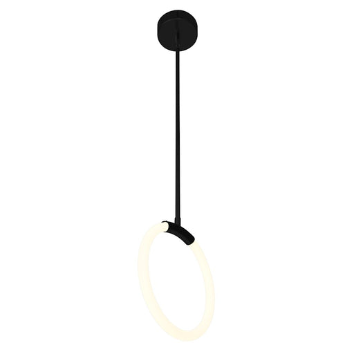 CWI Lighting Hoops Pendant, Black