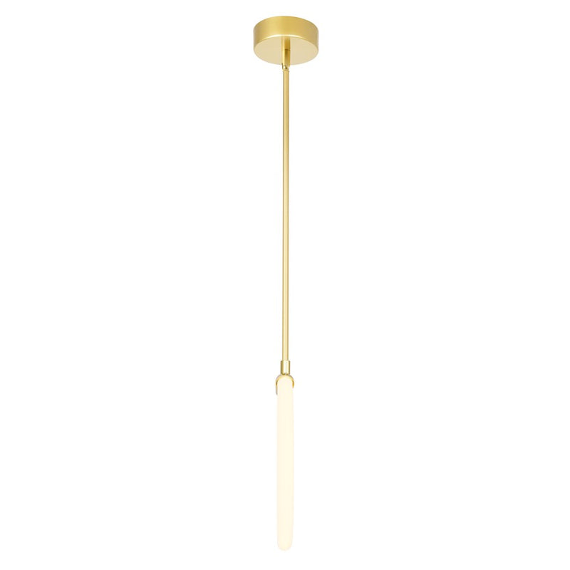 CWI Lighting Hoops Pendant, Satin Gold