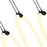 CWI Lighting Hoops 23" Chandelier, Black