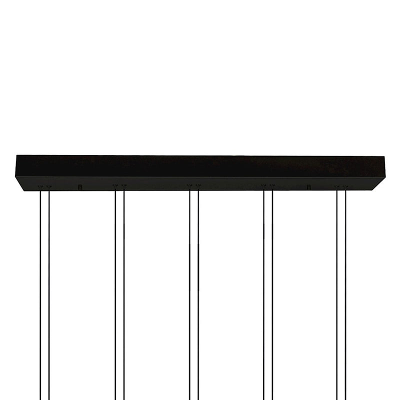 CWI Lighting Hoops 23" Chandelier, Black