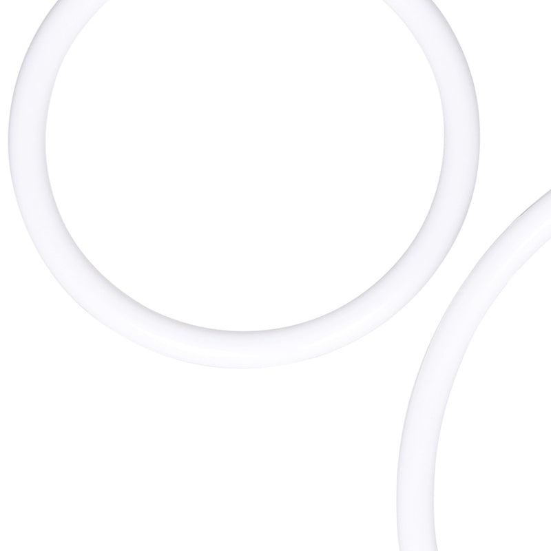 CWI Lighting Hoops 23" Chandelier, Black