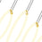 CWI Lighting Hoops 23" Chandelier, Satin Gold