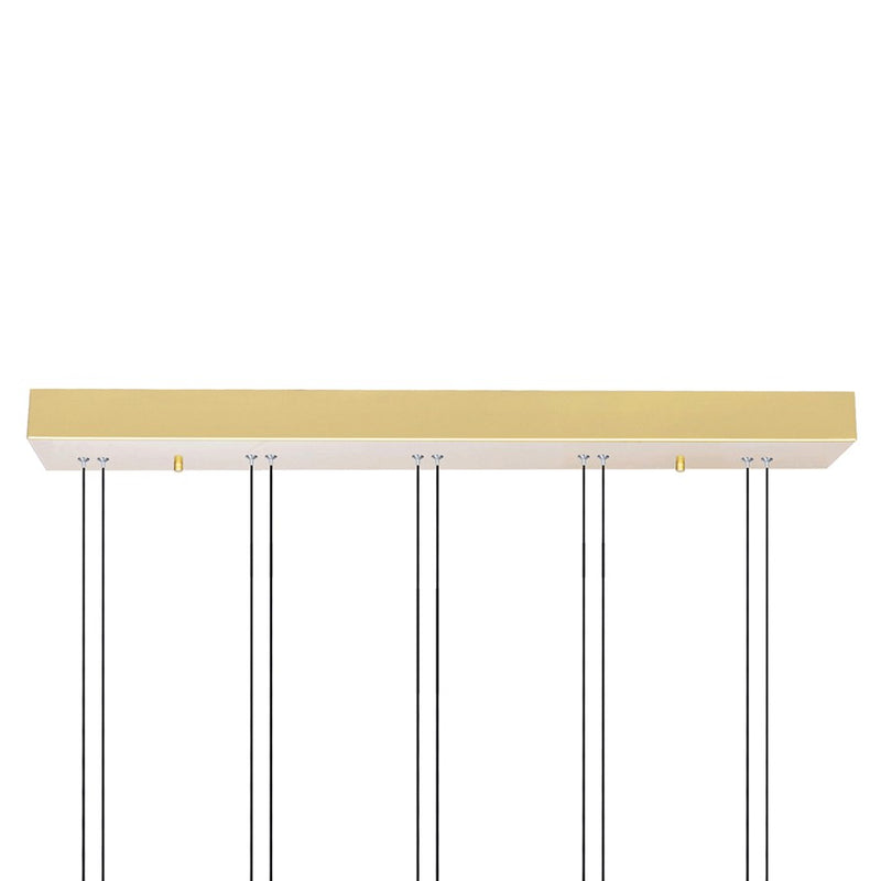 CWI Lighting Hoops 23" Chandelier, Satin Gold