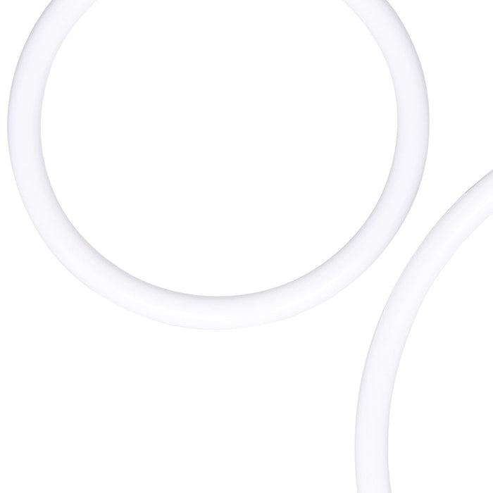CWI Lighting Hoops 23" Chandelier, Satin Gold
