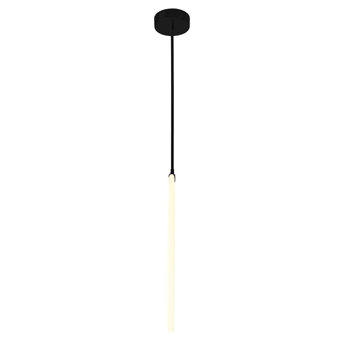 CWI Lighting Hoops 24" Chandelier, Black