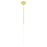 CWI Lighting Hoops 24" Chandelier, Satin Gold