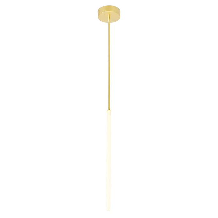 CWI Lighting Hoops 24" Chandelier, Satin Gold