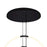 CWI Lighting Hoops 35" Chandelier, Black
