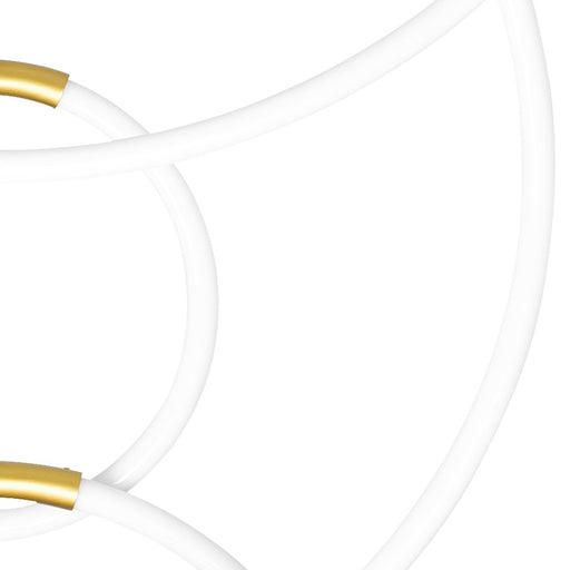 CWI Lighting Hoops 35" Chandelier, Satin Gold