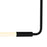 CWI Lighting Hoops 40" Chandelier, Black