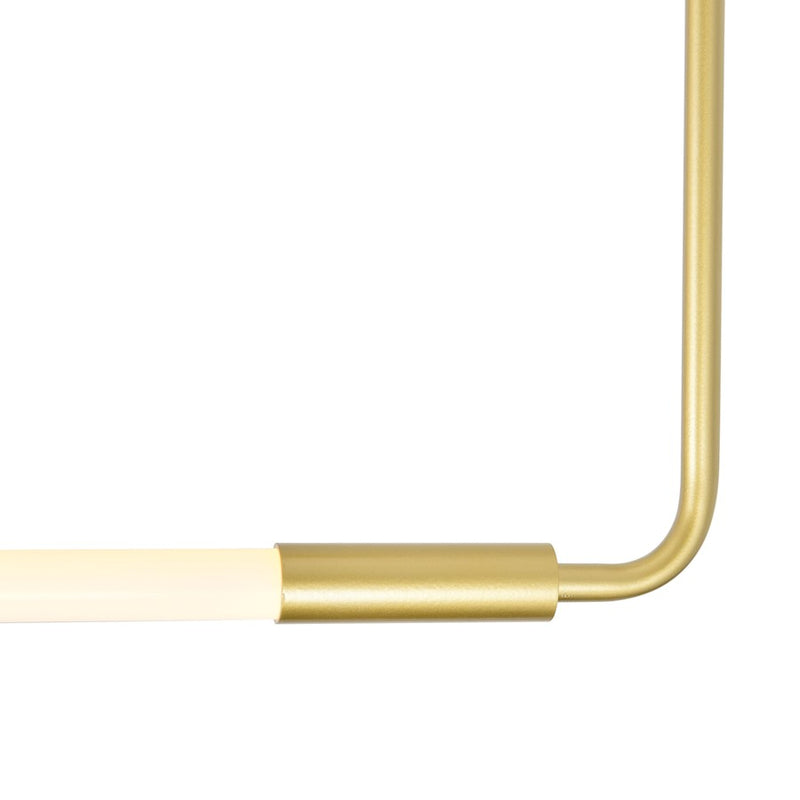 CWI Lighting Hoops 40" Chandelier, Satin Gold