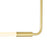 CWI Lighting Hoops 40" Chandelier, Satin Gold