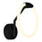 CWI Lighting Hoops Wall Sconce, Black