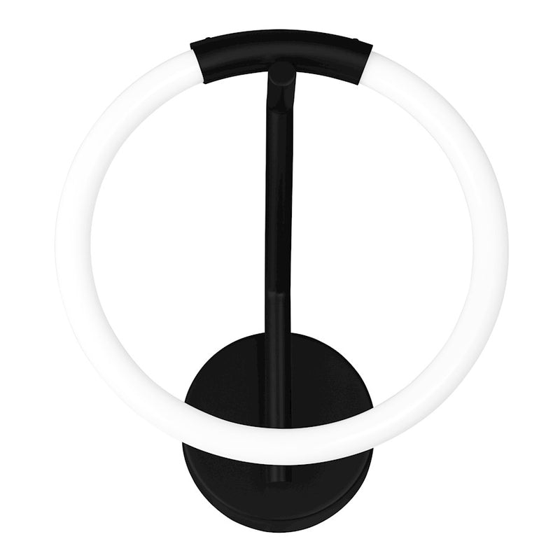 CWI Lighting Hoops Wall Sconce, Black