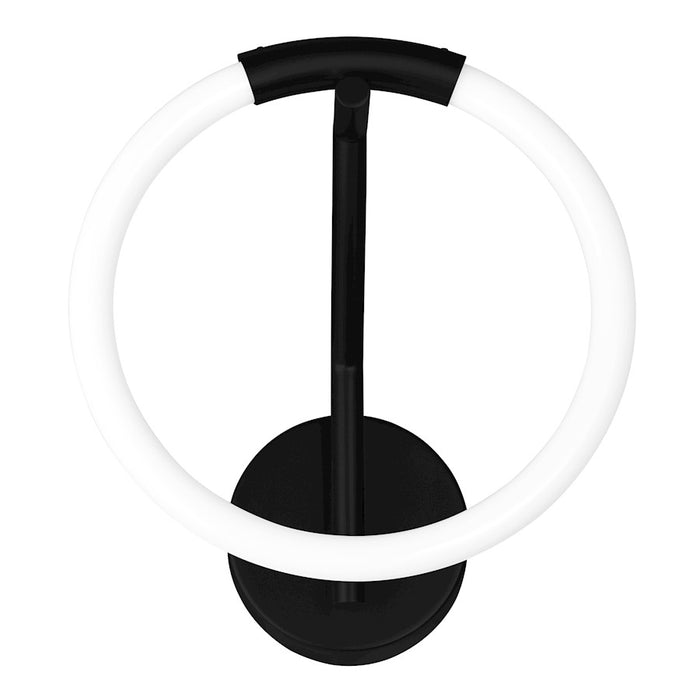 CWI Lighting Hoops Wall Sconce, Black