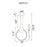 CWI Lighting Pulley 10" Mini Pendant, Black