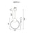 CWI Lighting Pulley 12" Mini Pendant, Satin Gold