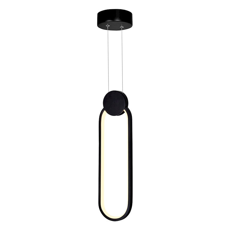 CWI Lighting Pulley 4" Mini Pendant, Black