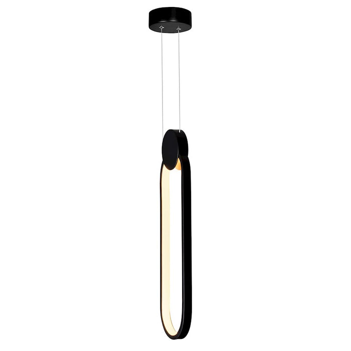 CWI Lighting Pulley 4" Mini Pendant, Black